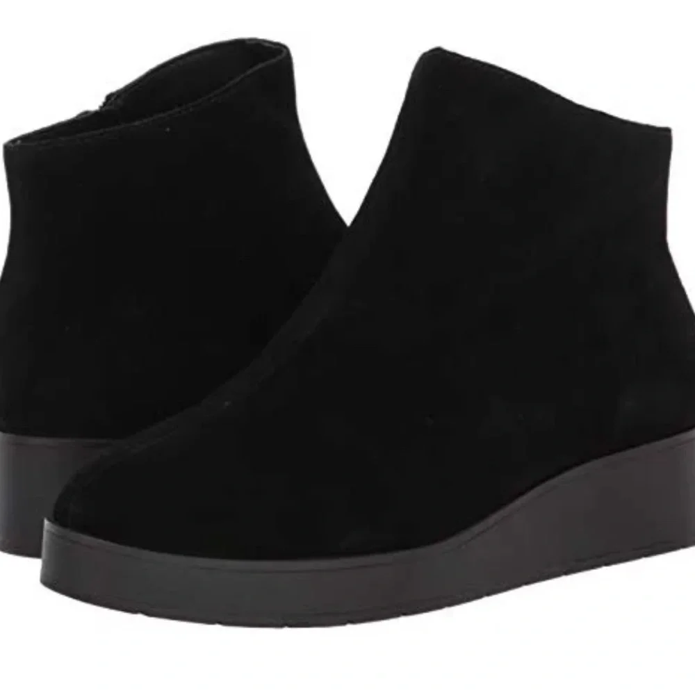 Lucky Brand Karmeya suede wedge bootie 8M - Picture 6 of 8